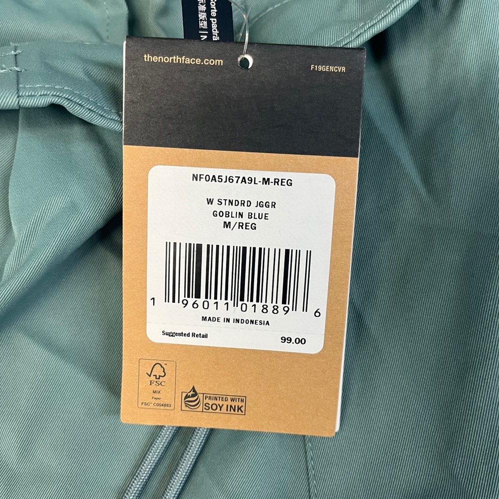 NWT The North Face Standard Jogger Women Medium Goblin Blue - Picture 8 of 10